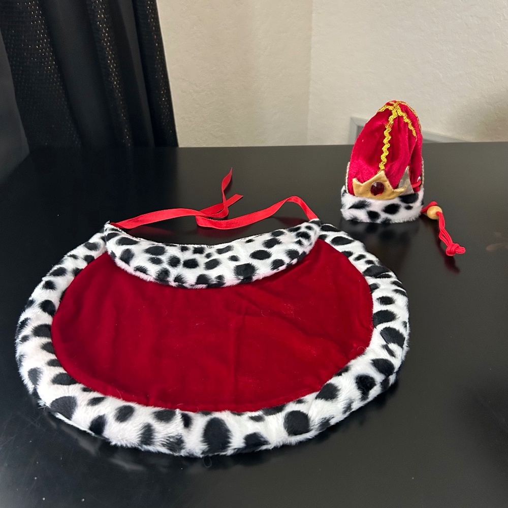 King Dog Costume. NWOT